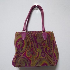 ETRO Tasche Handtasche Schultertasche Wildleder klein mittel Leder Paisley...