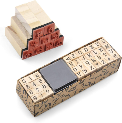Alphabet stempel set - 40,