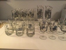 Paul Nagel Tiffany Design Gläser 24 Stück Konvolut