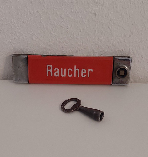 Emaille waggon schild deutsche - waggon,