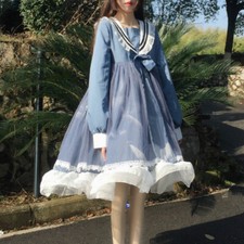 Mädchen Gothic Lolita Kleid