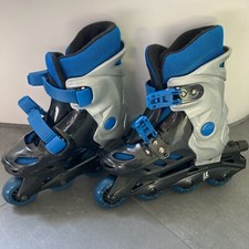 Inlineskates Inliner, Rollschuhe, Verstellbar Gr.32-34, Knie-+Armschutz+Tasche