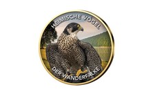 2 Euro vergoldet Wanderfalke