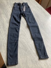 Tally Weijl Damen Jeanshose Gr. 32 Push Up Skinny Jeans Stretch Blau NEU TOP