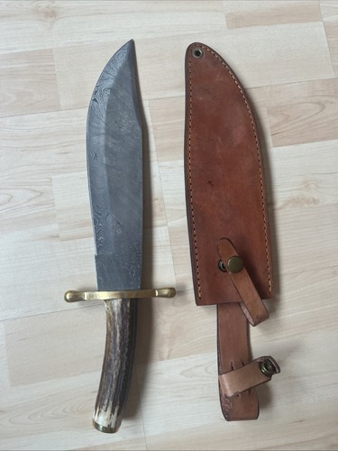 Bowie jagdmesser damast jagd - jagdmesser,