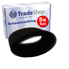 5x Filter Schaumstoffring für Mio Star / Severin 5326-048, 5326048, 9000030649