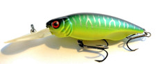Megabass Bait-X Wobbler, Crankbait, Kunstköder, 6,6 cm, Floating