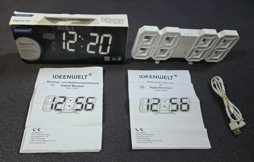 Led digitaluhr wanduhr - led,