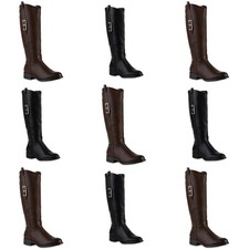 Damen gefüttert reiterstiefel - gefüttert,