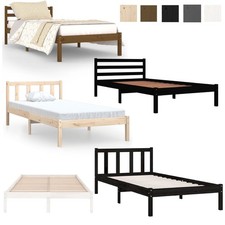 Holzbett Massivholzbett