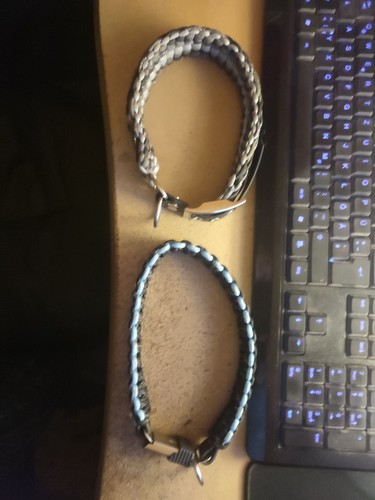 Paracord hundehalsband - 2x,