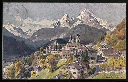 Künstler edward harrison - künstler-ak,