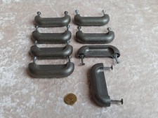 8 x Griff silbergrau Kunststoff,f.Schrank oder Schublade,Möbelbau