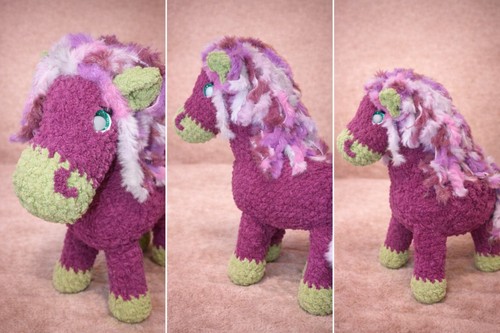Flauschiges fantasie pferdchen - flauschiges, fantasie-pferdchen