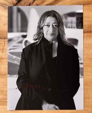 Zaha Hadid 13x18 cm Signiertes