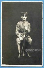 Foto, Soldat in Feldgrau, mit