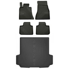 Frogum No.77 Satz Gummifußmatten und Kofferraummatten für BMW 6er Gran Turismo G
