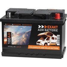 Agm solarbatterie 100ah 12v - solarbatterie,