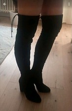 Buffalo samt Overknee-Stiefel