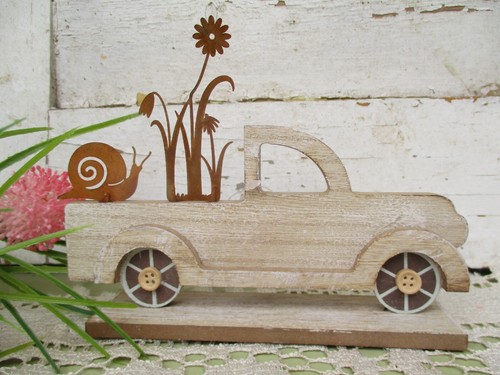 Auto pick holz rost blume - ,