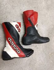 Daytona Security Evo Motorrad Stiefel Gr 40 Leder Motorradstiefel Ducati Honda..