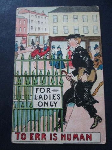 Comic postkarte to - -, irr