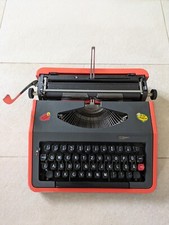 Tango 1300 tragbare reise Schreibmaschine orange Rarität Sammlerstück Retro 80er