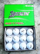 - SRIXON  SOFT FEEL - Neuwertig gebr. Golfbälle  original Verpack.- 12 ST.