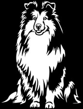 SHELTIE Aufkleber - Sheltie