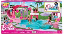 Barbie DREAM POOL Playset w/ 6