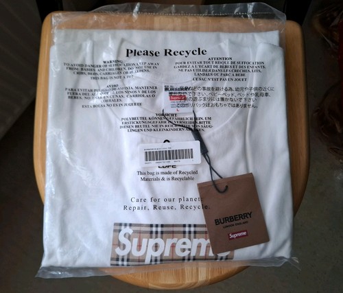 Supreme burberry tshirt - burberry,