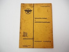 Hanomag R12 R16 R19 R22 R27 R28 R35 R45 Hydraulikanlage Betriebsanleitung 1954