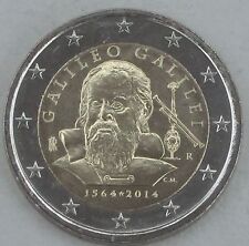 2 Euro Gedenkmünze Italien 2014 Galileo Galilei unz.