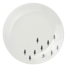 ASA Selection JOY Dessertteller Frühstücksteller Schwarz Weiß Keramik Ø 20,5 cm