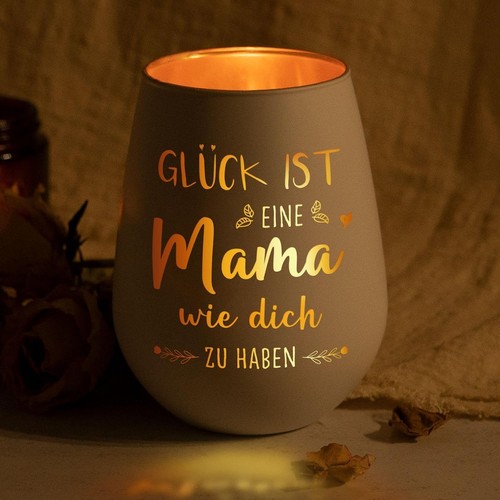 Windlicht mit gravur für mama - windlicht,