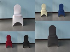 Professionelle Stretch Stuhlhusse Bankett Mit Runder Lehne Party,Hochzeit,Gastro