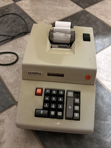 Rechenmaschine olympia 60er - rechenmaschine, ae