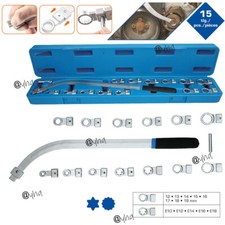 15 tlg Spannrollen Schlüssel Satz Vielzahn 12-kant 12-19 mm Außen Torx E10-E18