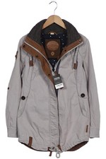 Naketano Mantel Damen Jacke Parka Gr. S Baumwolle Grau #l06gxp7