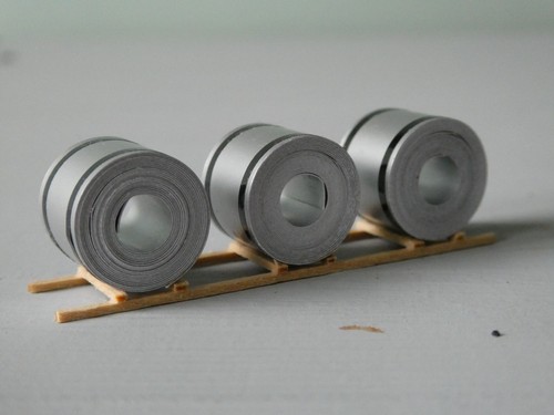 Ladegut drei coils auf einem - ladegut,