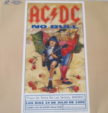 LASERDISC : AC / DC NO BULL !  PLAZA DE  TOROS DE LASBVENTAS, MADRITHE ! VIDEO !
