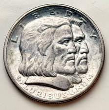 1/2  Dollar 1936 USA . 300 Jahre Long Island . Silber