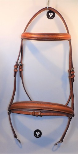 Hellbraun braune leder trense - hellbraun,