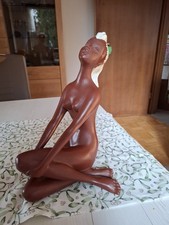 Keramik Cortendorf ca 30 cm Akt sitzende Frau 1083.