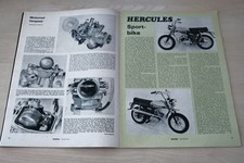Motorrad 25/1971 Hercules Sportbike SB1 mit 5,3PS in einer ersten Vorstellung au