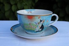 Goebel - Rosina Wachtmeister - Cappuccino Tasse mit Unterteller "Zwei Freunde"
