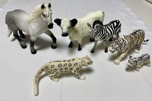 Schleich tiere schwarz weiß - tiere,