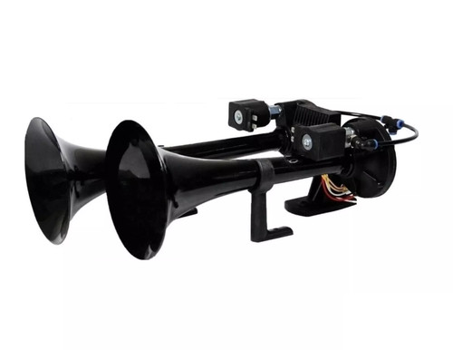 12v schwarz hupehorn mit - schwarz,