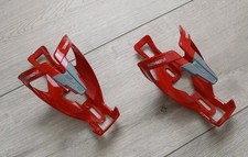 ELITE Custom race Plus rot / grau Doppel Flaschenhalter rot MTB Rennrad Fahrrad