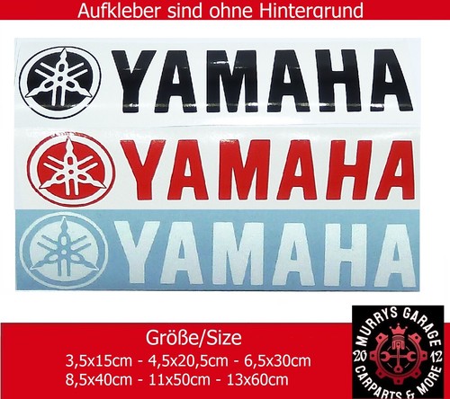 Yamaha motorrad auto logo - 2x,
